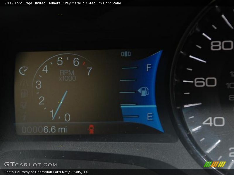 Mineral Grey Metallic / Medium Light Stone 2012 Ford Edge Limited