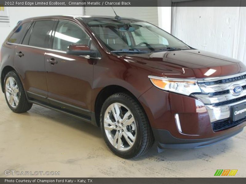 Cinnamon Metallic / Charcoal Black 2012 Ford Edge Limited EcoBoost