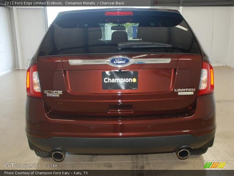 Cinnamon Metallic / Charcoal Black 2012 Ford Edge Limited EcoBoost