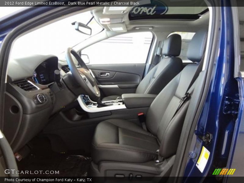 Dark Blue Pearl Metallic / Charcoal Black 2012 Ford Edge Limited EcoBoost