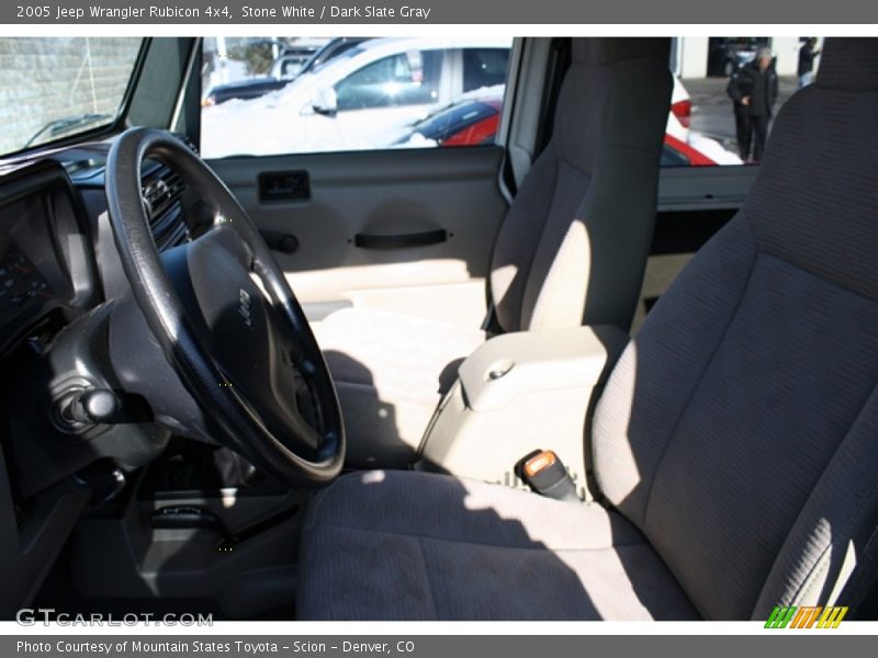Stone White / Dark Slate Gray 2005 Jeep Wrangler Rubicon 4x4