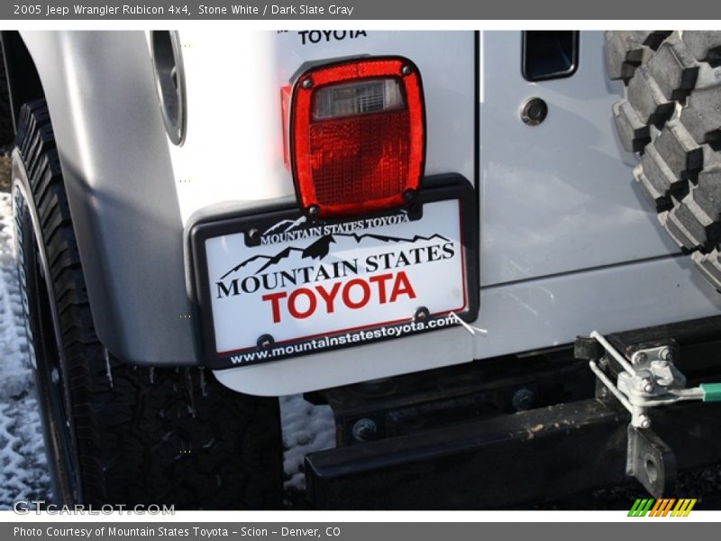 Stone White / Dark Slate Gray 2005 Jeep Wrangler Rubicon 4x4