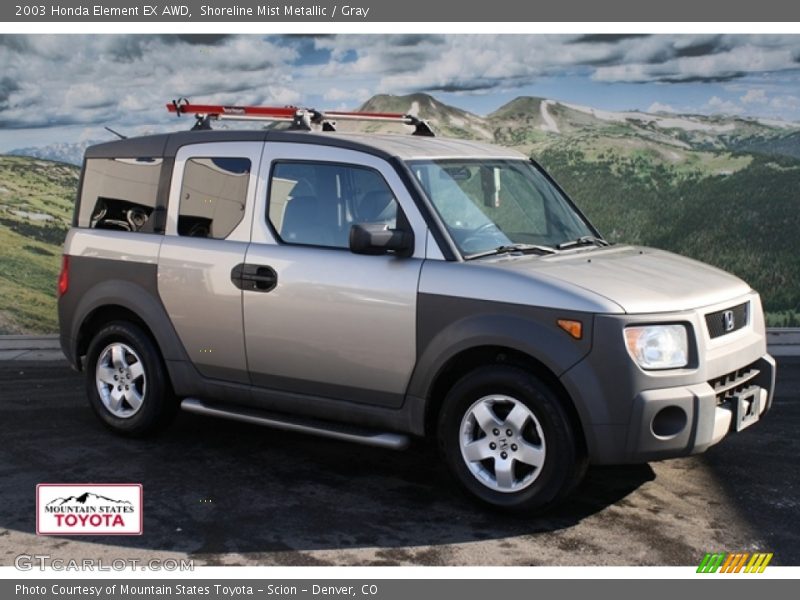Shoreline Mist Metallic / Gray 2003 Honda Element EX AWD