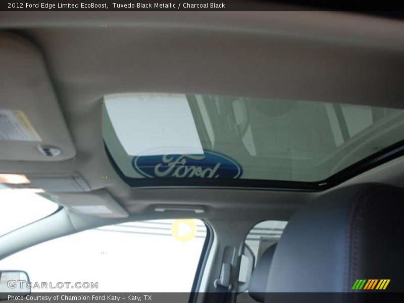 Tuxedo Black Metallic / Charcoal Black 2012 Ford Edge Limited EcoBoost