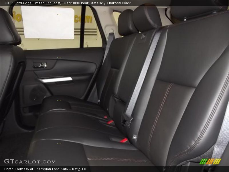 Dark Blue Pearl Metallic / Charcoal Black 2012 Ford Edge Limited EcoBoost