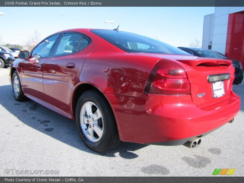 Crimson Red / Ebony 2008 Pontiac Grand Prix Sedan