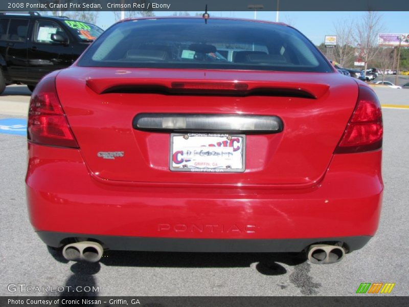 Crimson Red / Ebony 2008 Pontiac Grand Prix Sedan