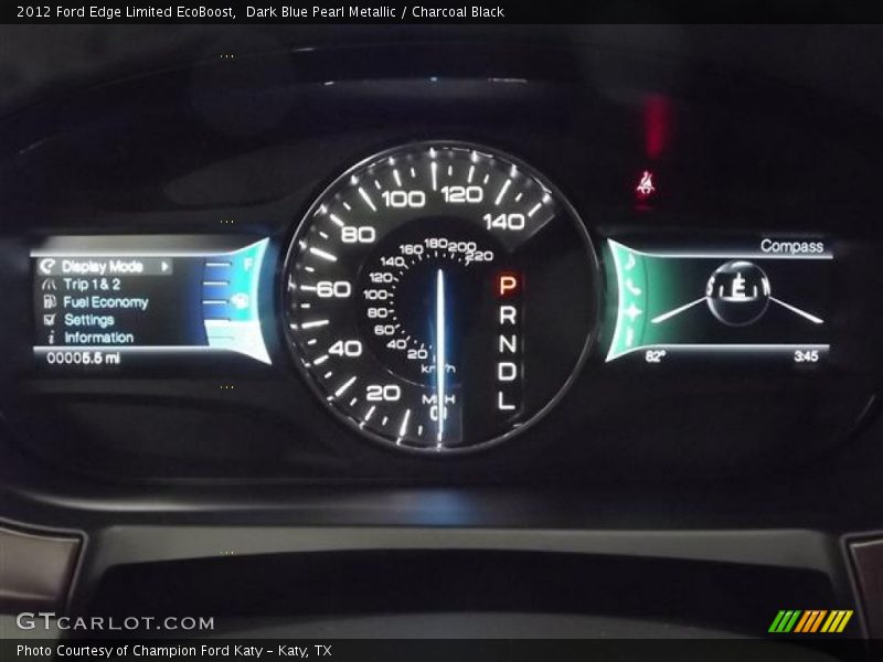  2012 Edge Limited EcoBoost Limited EcoBoost Gauges