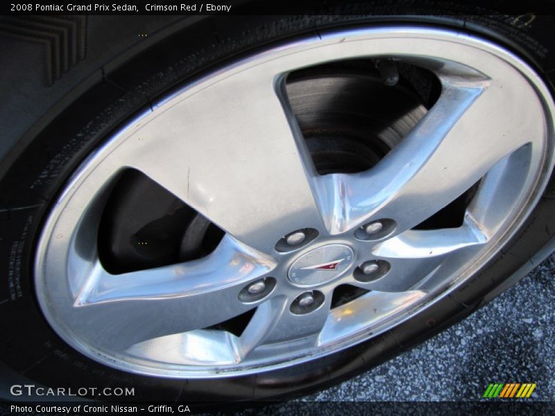 Crimson Red / Ebony 2008 Pontiac Grand Prix Sedan
