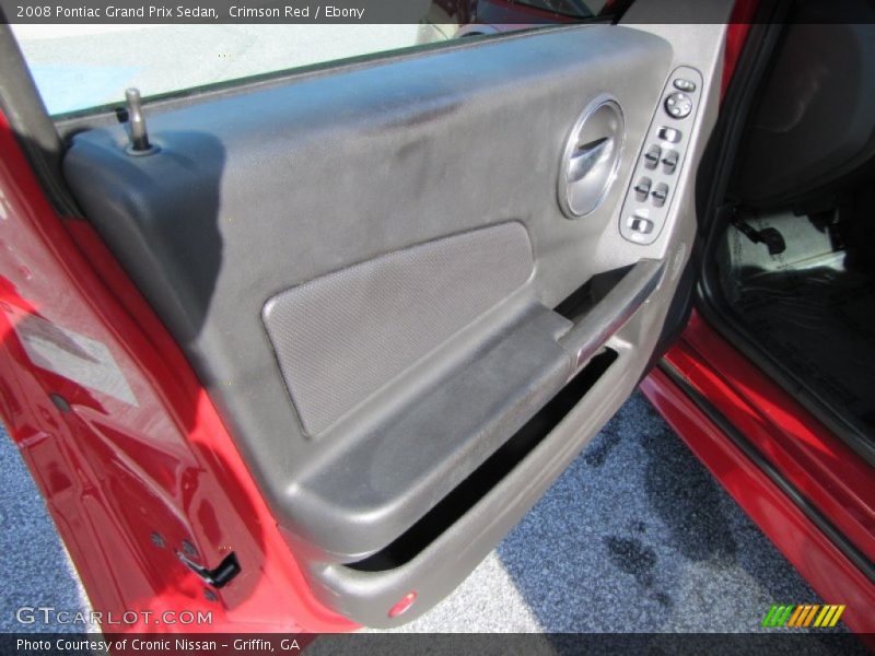 Crimson Red / Ebony 2008 Pontiac Grand Prix Sedan