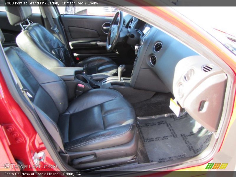 Crimson Red / Ebony 2008 Pontiac Grand Prix Sedan