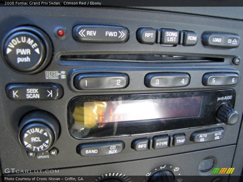 Crimson Red / Ebony 2008 Pontiac Grand Prix Sedan