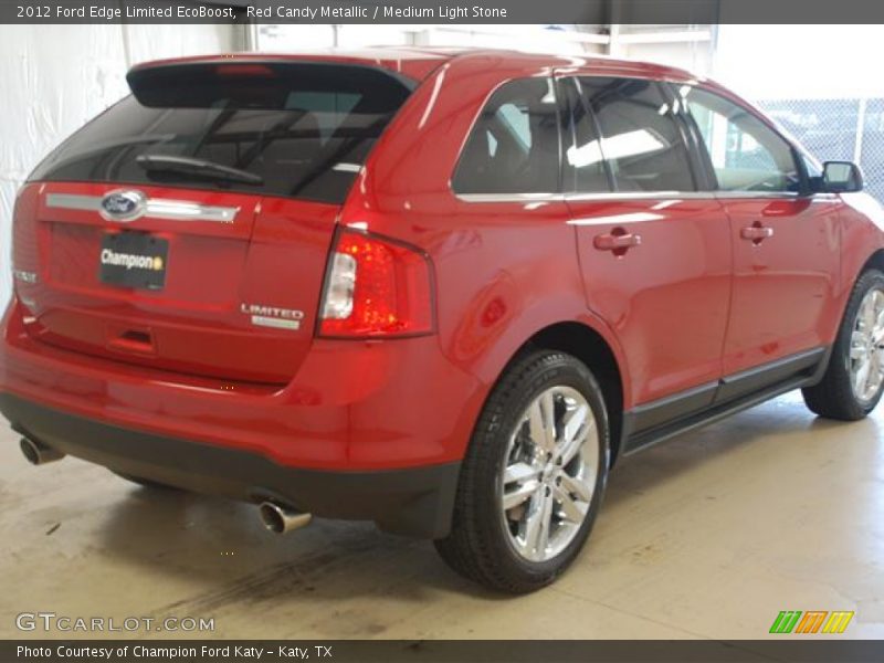 Red Candy Metallic / Medium Light Stone 2012 Ford Edge Limited EcoBoost