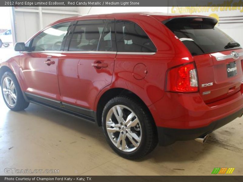 Red Candy Metallic / Medium Light Stone 2012 Ford Edge Limited EcoBoost