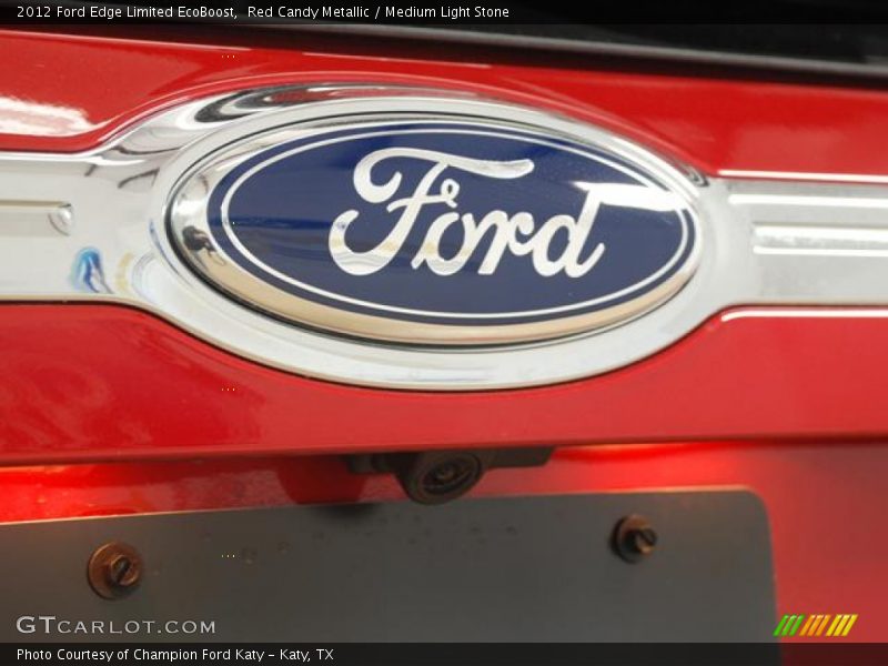 Red Candy Metallic / Medium Light Stone 2012 Ford Edge Limited EcoBoost