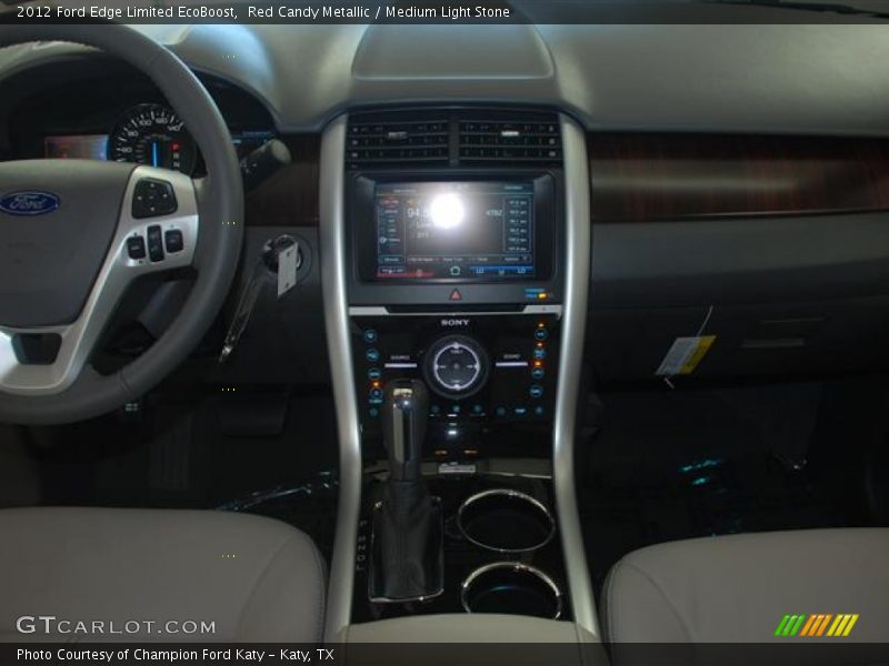 Red Candy Metallic / Medium Light Stone 2012 Ford Edge Limited EcoBoost
