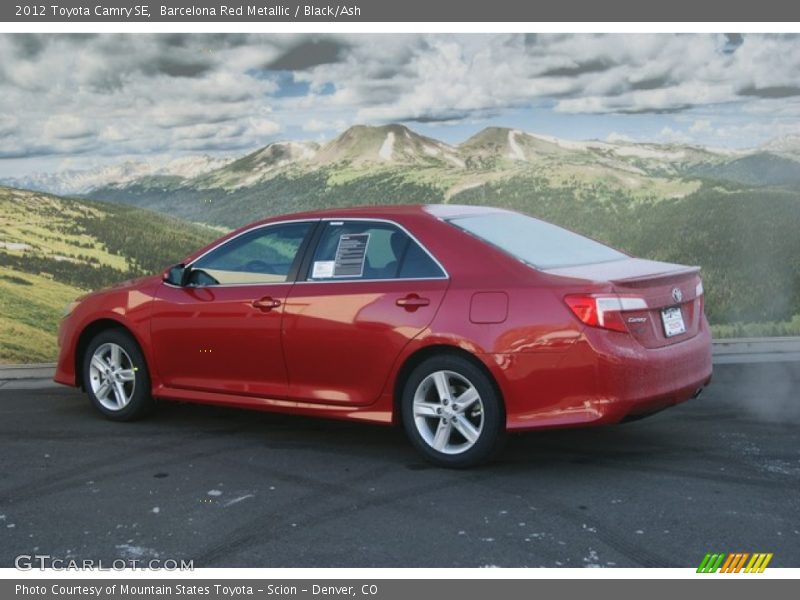 Barcelona Red Metallic / Black/Ash 2012 Toyota Camry SE