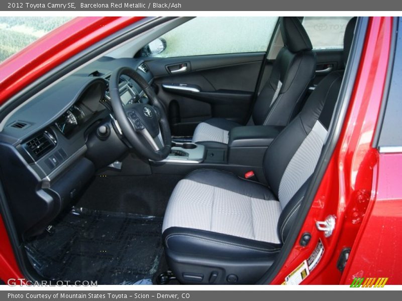 Barcelona Red Metallic / Black/Ash 2012 Toyota Camry SE