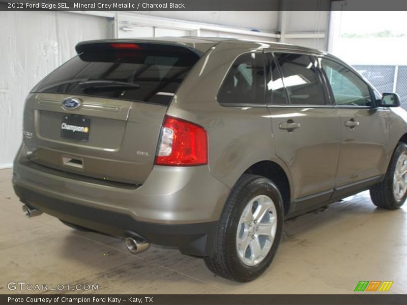 Mineral Grey Metallic / Charcoal Black 2012 Ford Edge SEL