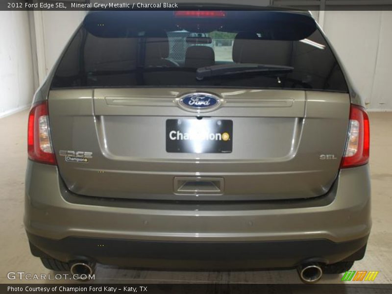 Mineral Grey Metallic / Charcoal Black 2012 Ford Edge SEL