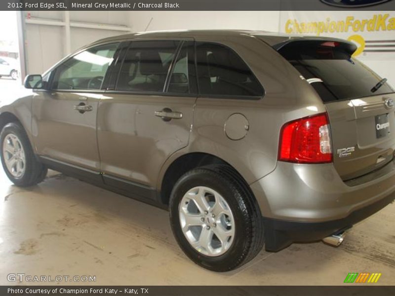 Mineral Grey Metallic / Charcoal Black 2012 Ford Edge SEL