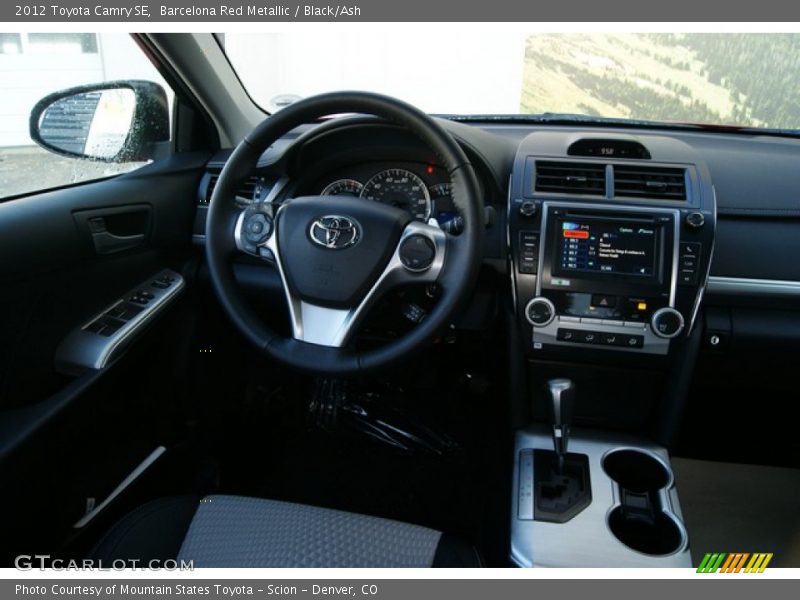 Barcelona Red Metallic / Black/Ash 2012 Toyota Camry SE