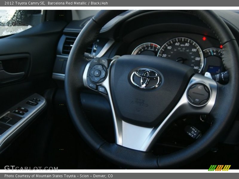 Barcelona Red Metallic / Black/Ash 2012 Toyota Camry SE