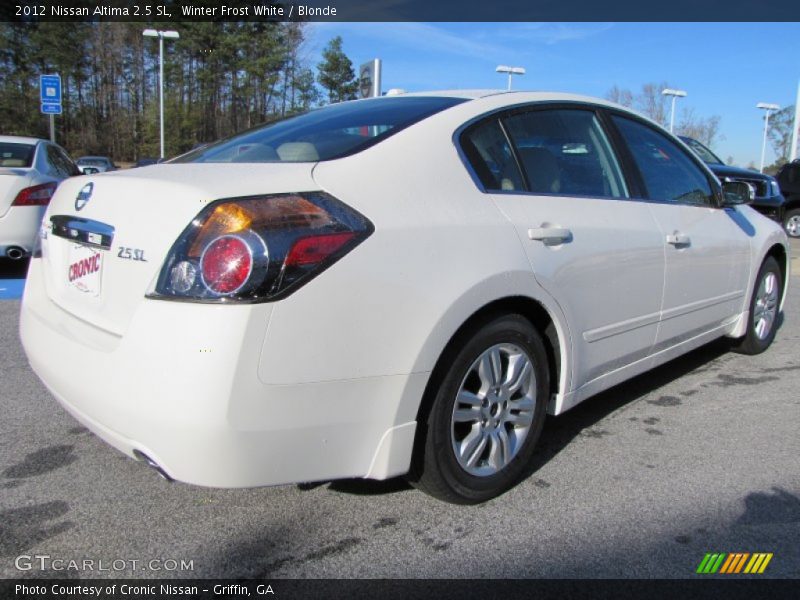 Winter Frost White / Blonde 2012 Nissan Altima 2.5 SL