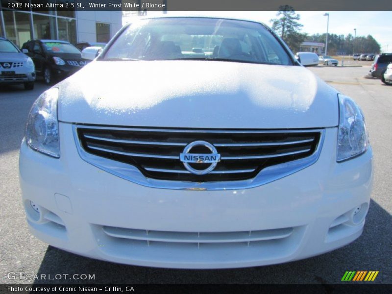 Winter Frost White / Blonde 2012 Nissan Altima 2.5 SL