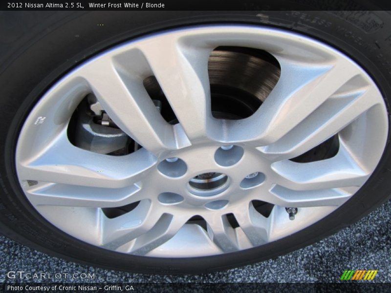 Winter Frost White / Blonde 2012 Nissan Altima 2.5 SL