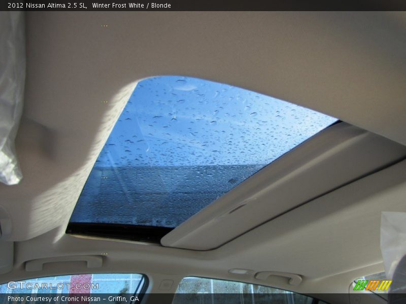 Winter Frost White / Blonde 2012 Nissan Altima 2.5 SL