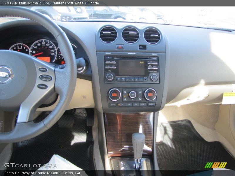 Winter Frost White / Blonde 2012 Nissan Altima 2.5 SL