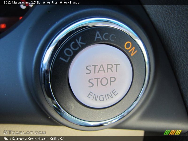 Winter Frost White / Blonde 2012 Nissan Altima 2.5 SL