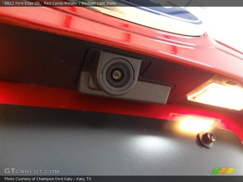 Red Candy Metallic / Medium Light Stone 2012 Ford Edge SEL