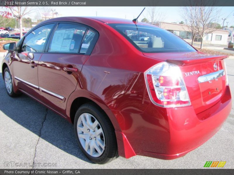 Red Brick / Charcoal 2012 Nissan Sentra 2.0 S