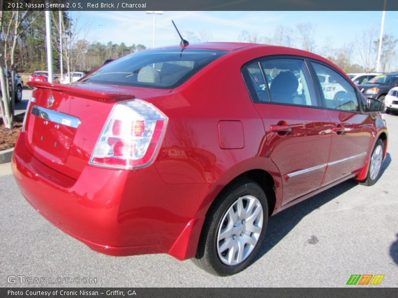 Red Brick / Charcoal 2012 Nissan Sentra 2.0 S