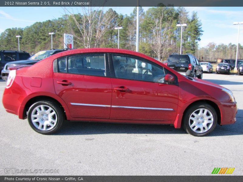 Red Brick / Charcoal 2012 Nissan Sentra 2.0 S