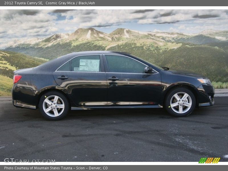 Cosmic Gray Mica / Black/Ash 2012 Toyota Camry SE