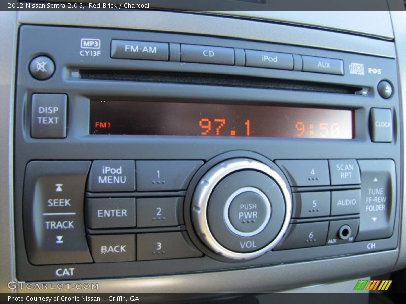 Red Brick / Charcoal 2012 Nissan Sentra 2.0 S