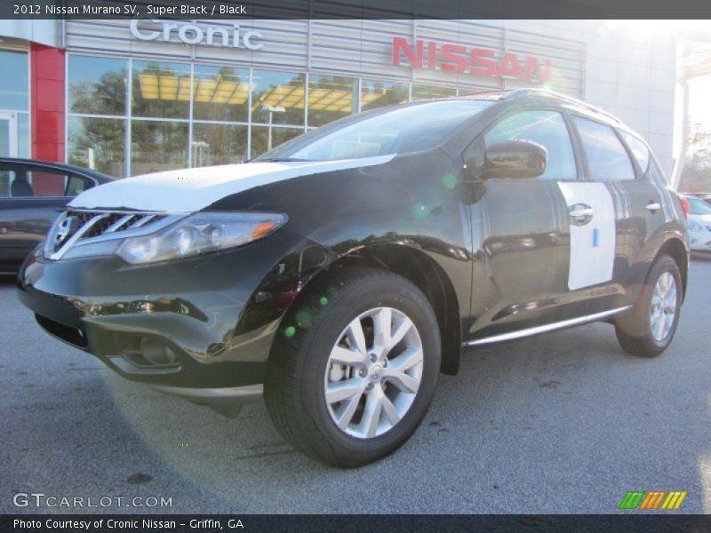 Super Black / Black 2012 Nissan Murano SV