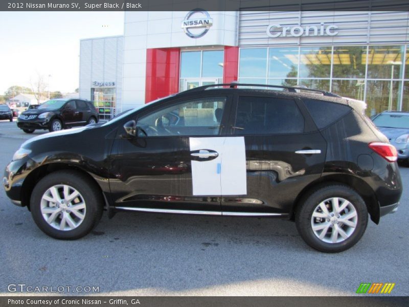 Super Black / Black 2012 Nissan Murano SV