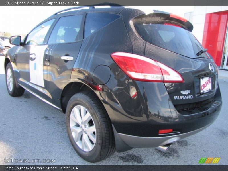 Super Black / Black 2012 Nissan Murano SV