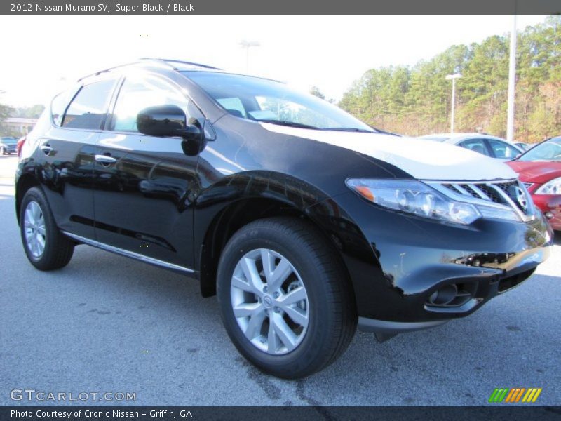 Super Black / Black 2012 Nissan Murano SV
