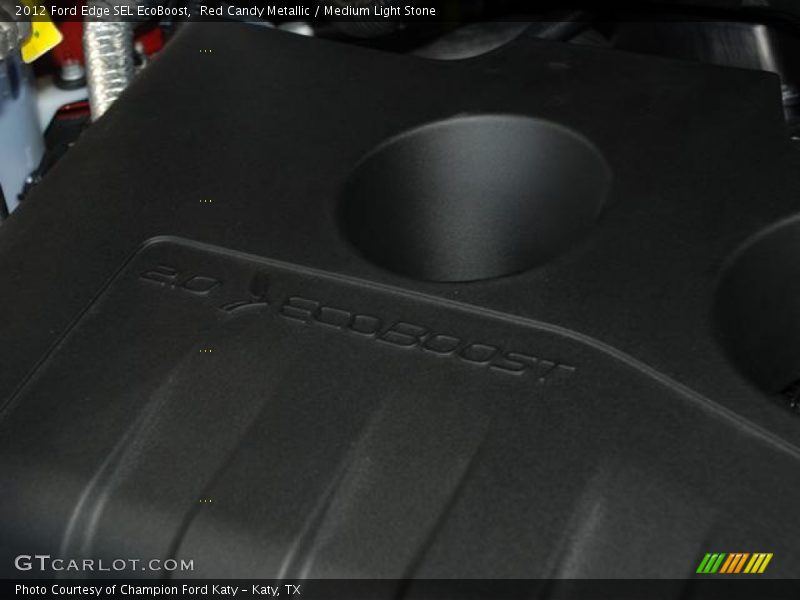 Red Candy Metallic / Medium Light Stone 2012 Ford Edge SEL EcoBoost