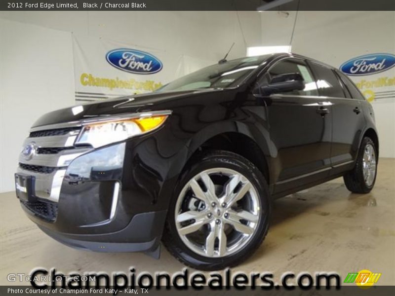 Black / Charcoal Black 2012 Ford Edge Limited
