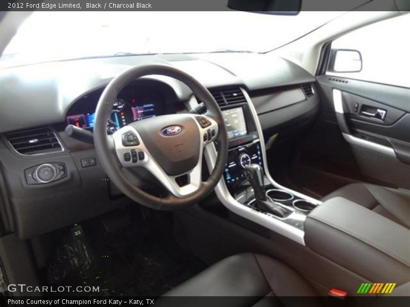 Black / Charcoal Black 2012 Ford Edge Limited