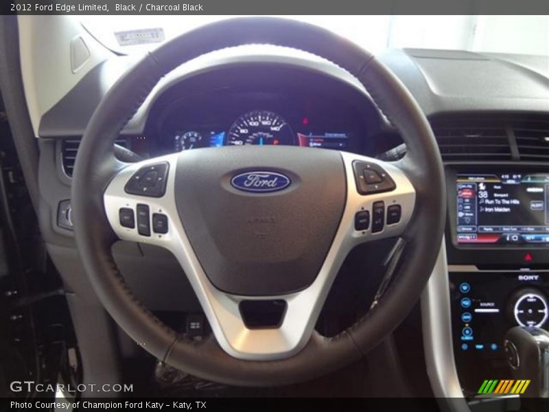 Black / Charcoal Black 2012 Ford Edge Limited