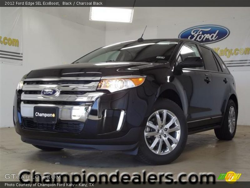 Black / Charcoal Black 2012 Ford Edge SEL EcoBoost
