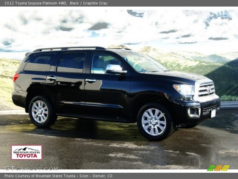 Black / Graphite Gray 2012 Toyota Sequoia Platinum 4WD