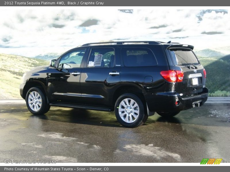 Black / Graphite Gray 2012 Toyota Sequoia Platinum 4WD